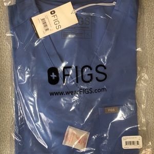 FIGS SCRUB SET - CEIL BLUE COLOR - NEW WITH TAGS